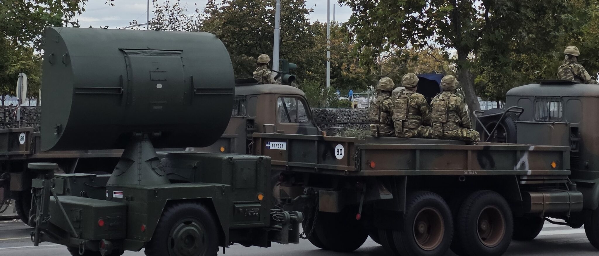 MIM-23 Hawk eldledningsradar. Läsarfoto.